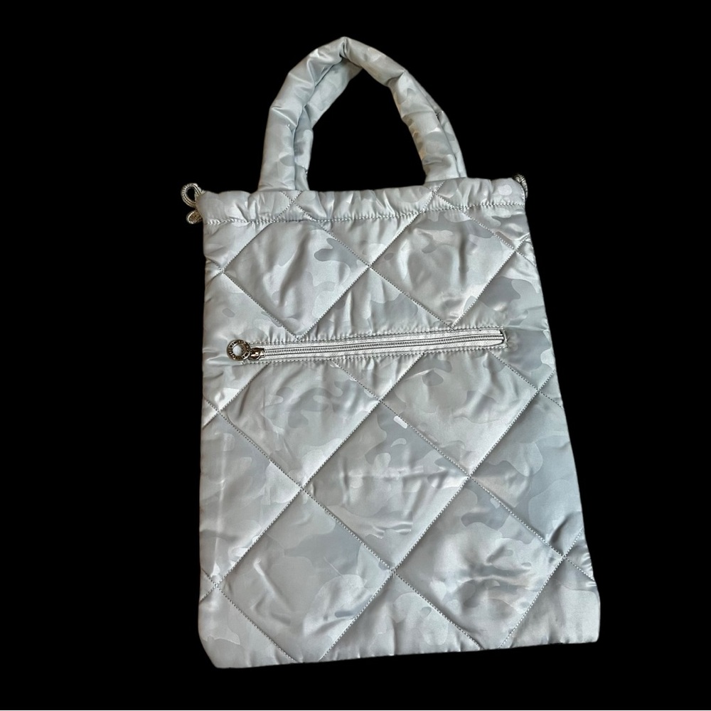 Adabat Grey Silver Camouflage Tote Golf Shoes Drawstring Bag Pre Owned - Picture 5 of 11